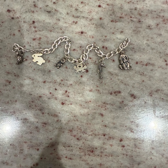 James Avery Silver Charm Bracelet Intricate Design - Picture 1 of 1